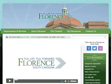 Tablet Screenshot of cityofflorence.com
